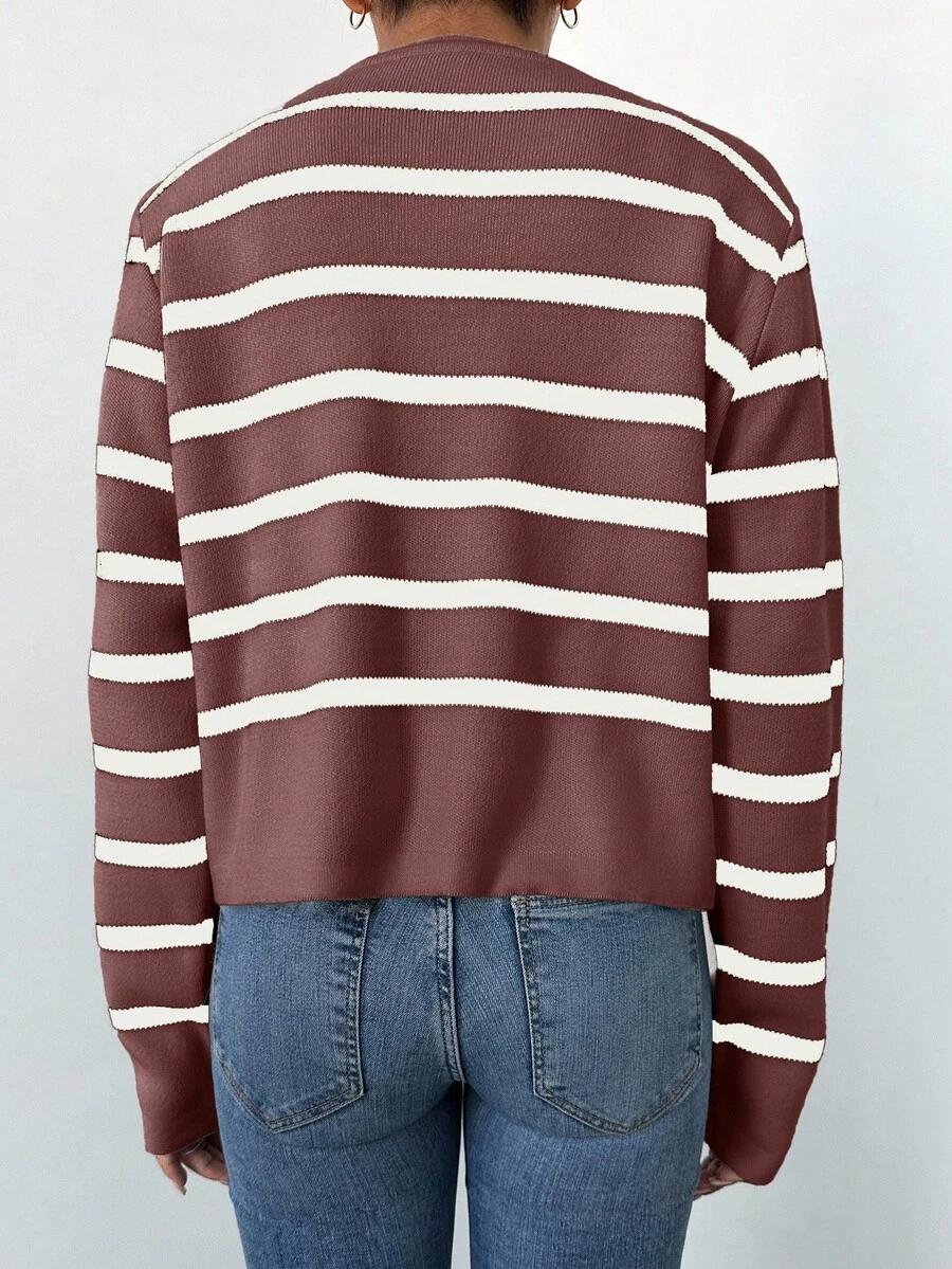 SWETER DAMSKI ROZPINANY W PASKI
