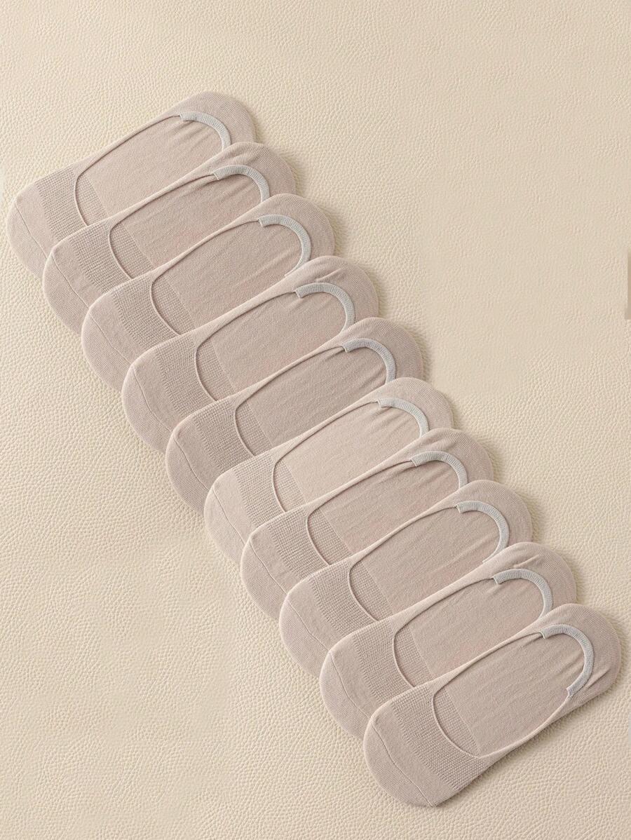 BEŻOWE SKARPETKI STOPKI 4-pack