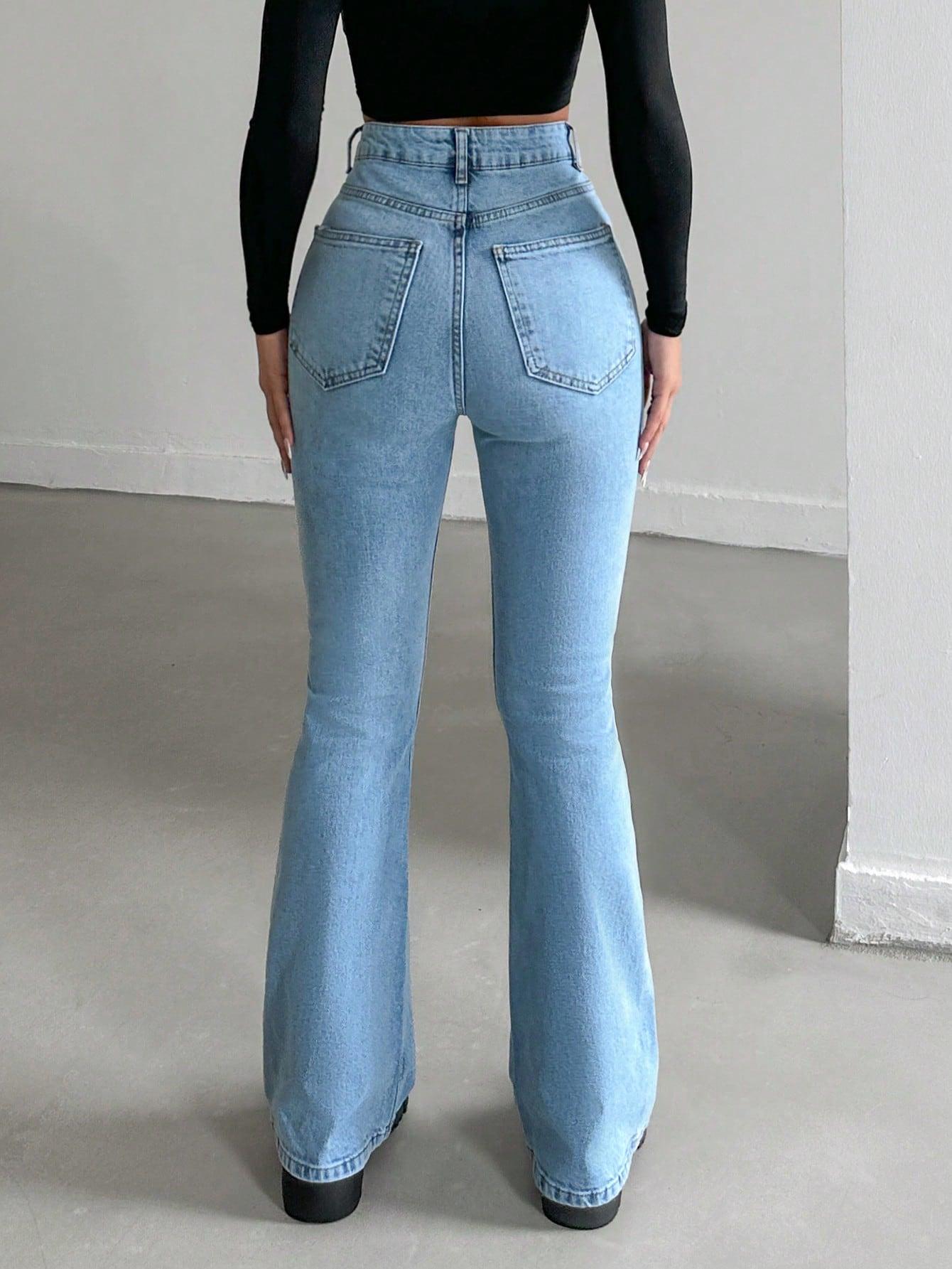 NIEBIESKIE SPODNIE JEANS