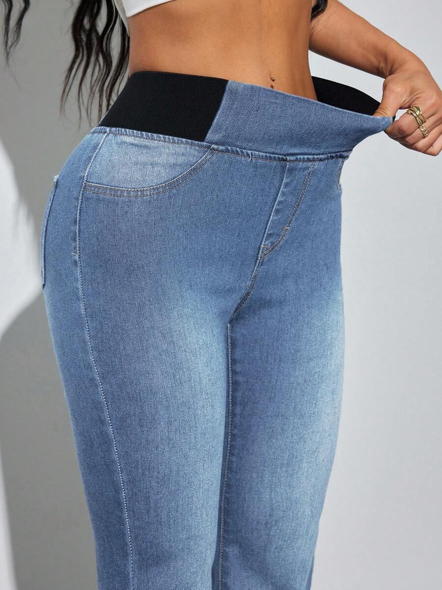 NIEBIESKIE SPODNIE JEANS