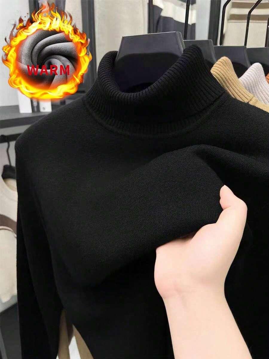 dzianinowy sweter długi rękaw 3-pack 