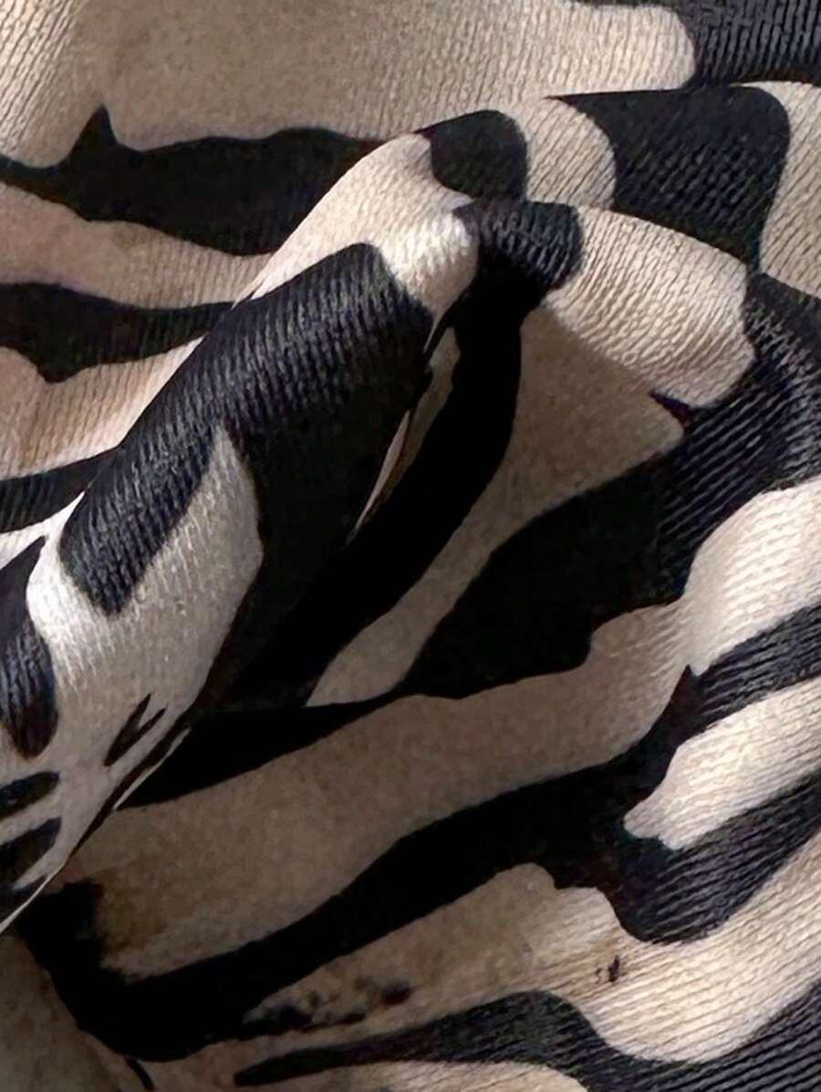 DWUCZĘŚCIOWY STRÓJ KĄPIELOWY ANIMAL PRINT