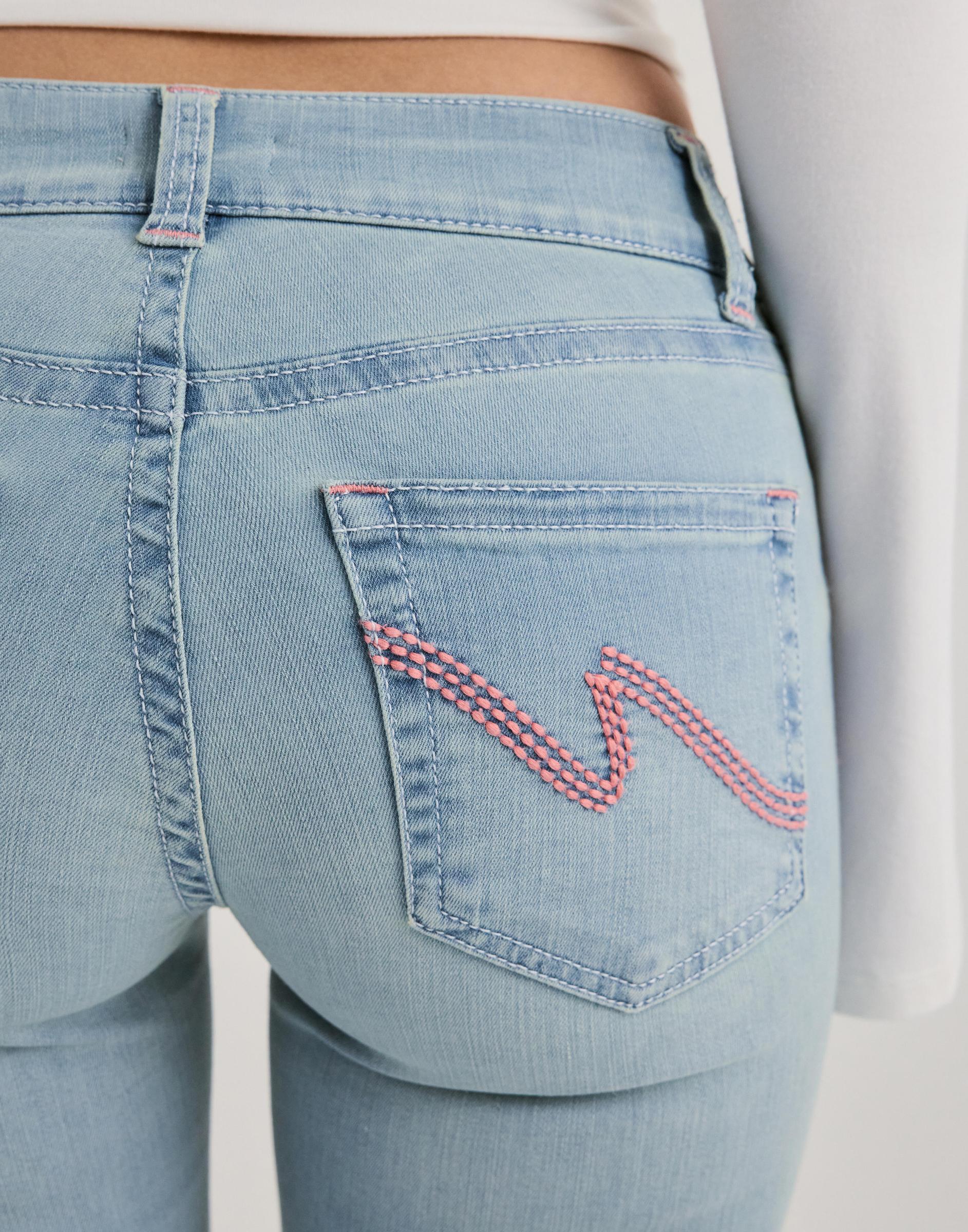 NIEBIESKIE SPODNIE JEANS BOOTCUT