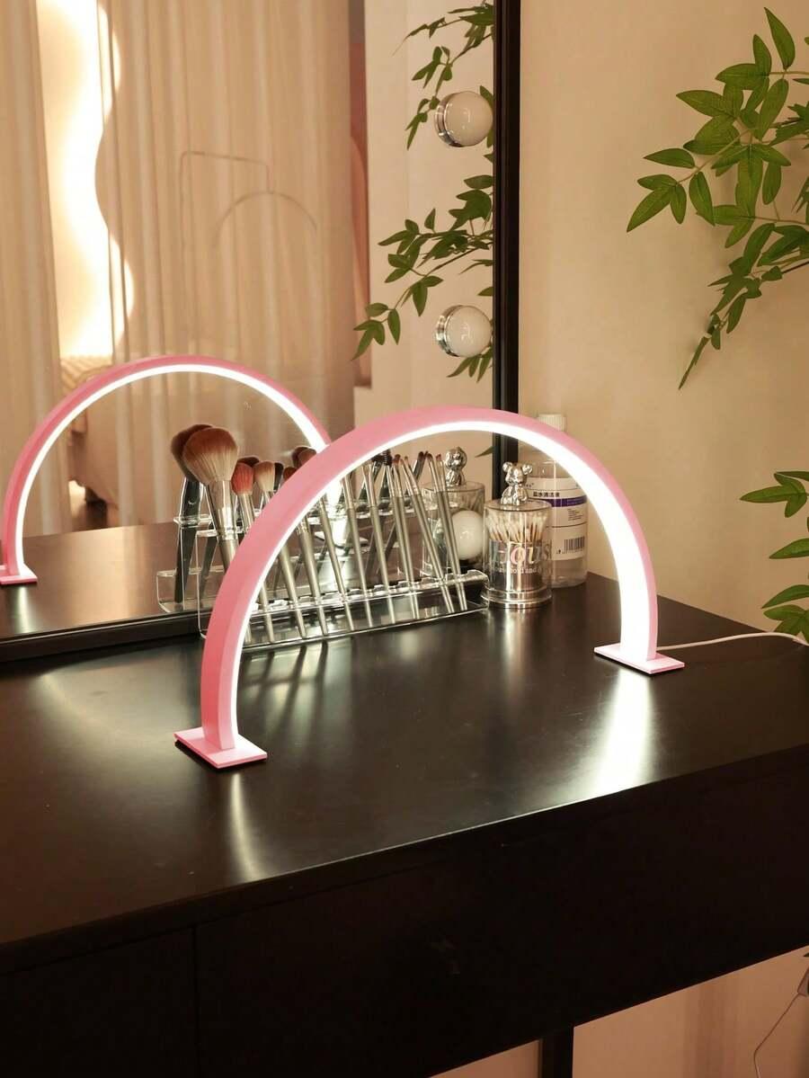 różowa lampa LED do paznokci 