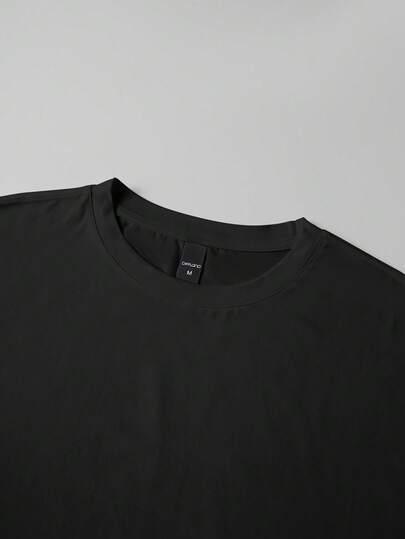 czarny t-shirt print