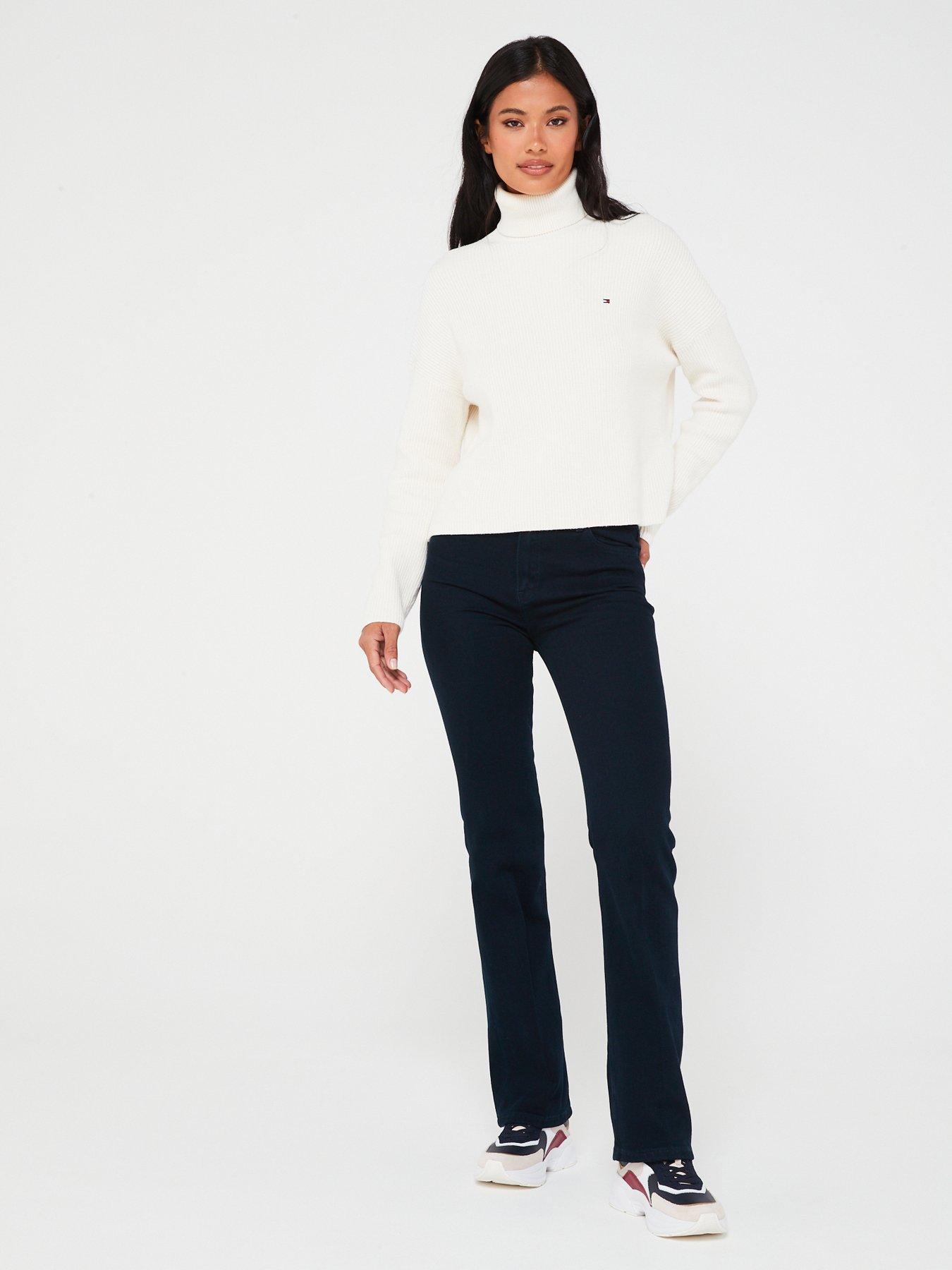 TOMMY HILFIGER JEANSY MID RISE BOOTCUT