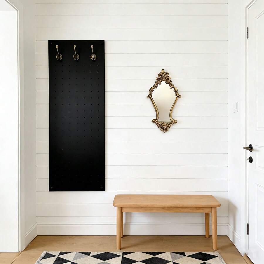 lustro ścienne złota rama