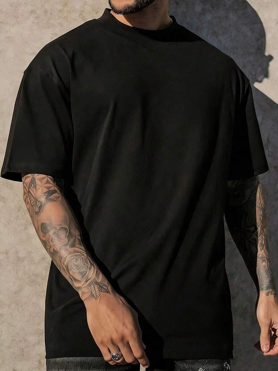 czarny t-shirt basic