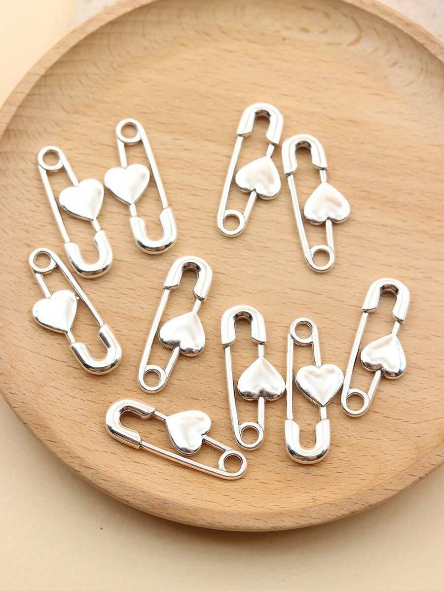 srebrne zawieszki 10-pack