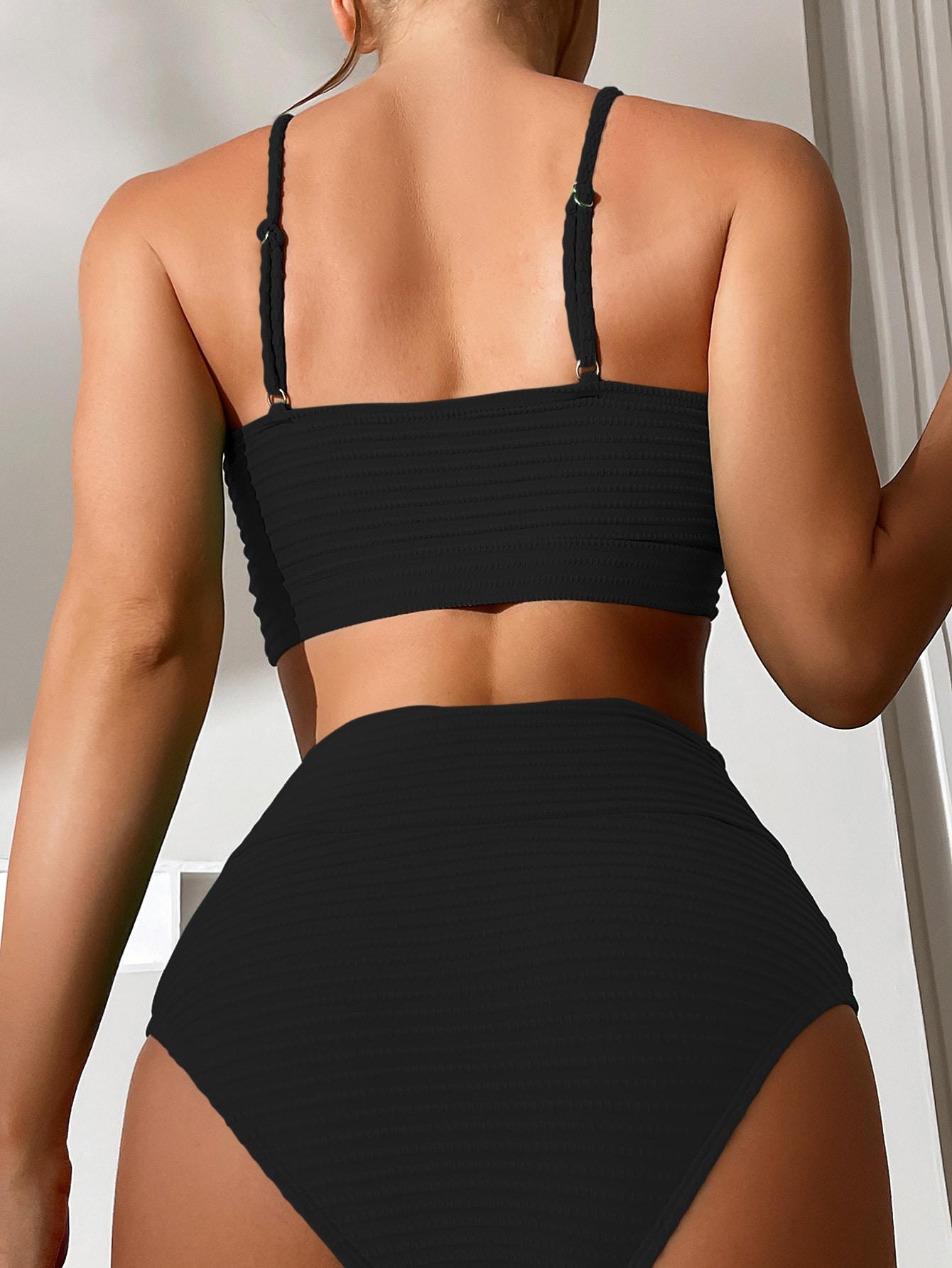 CZARNY KOMPLET BIKINI 