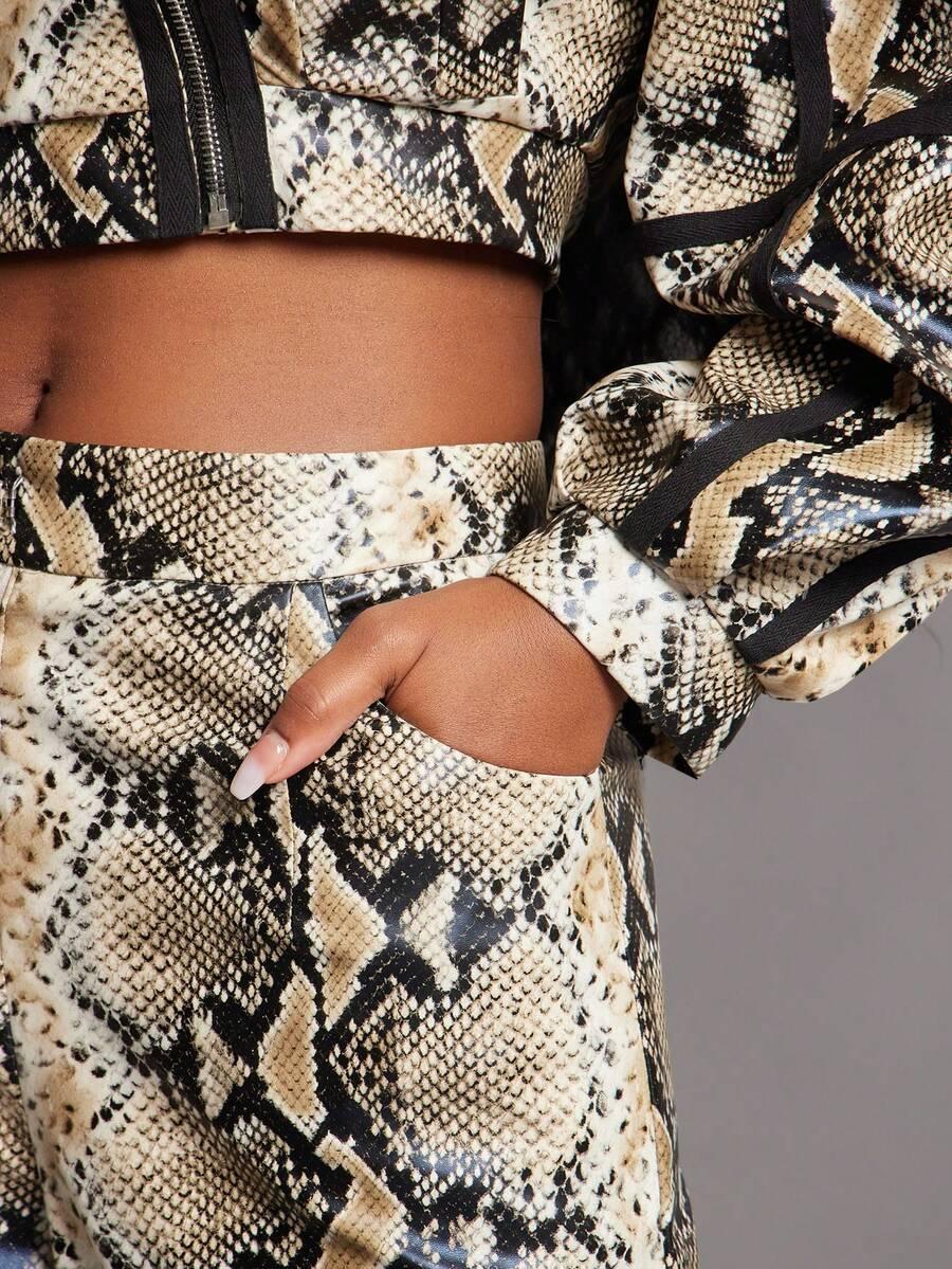 SPODNIE ANIMAL PRINT