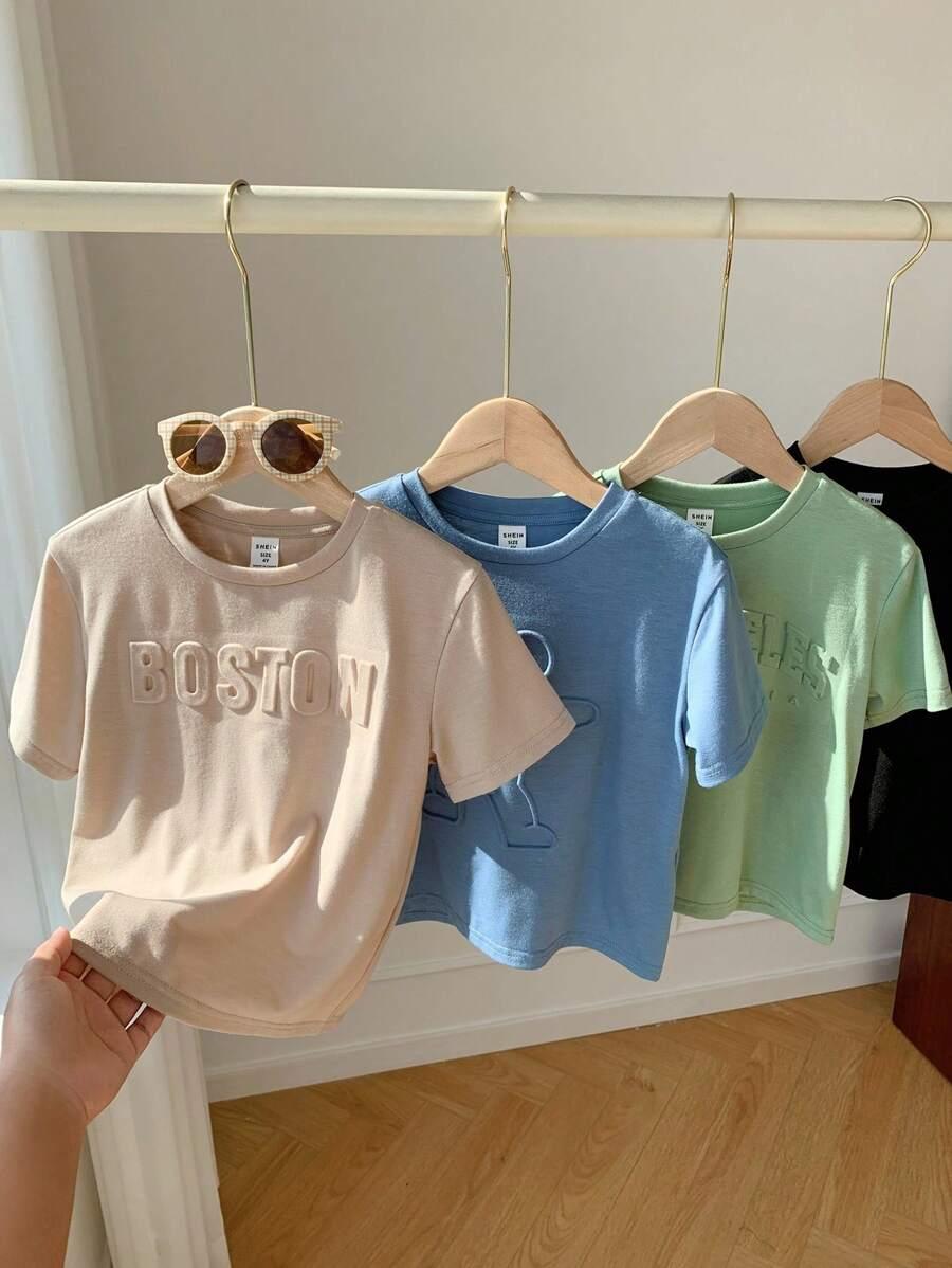 zielony t-shirt okrągły dekolt