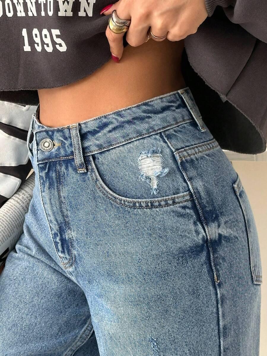 NIEBIESKIE SPODNIE JEANS