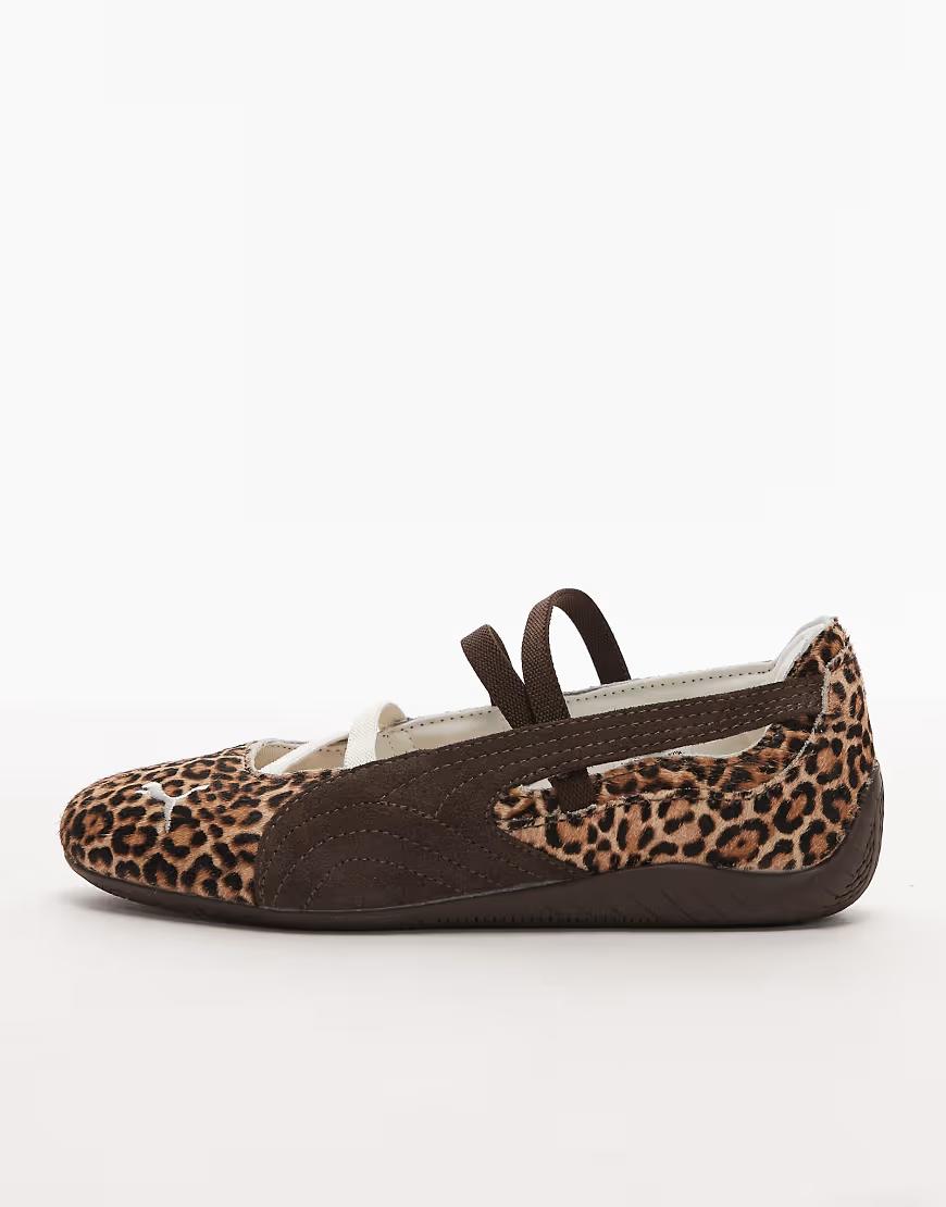 baleriny skóra naturalna Speedcat animal print