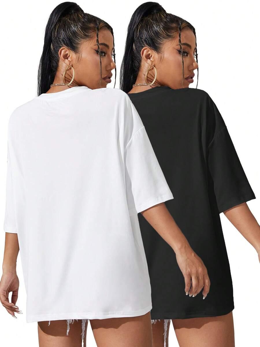 LUŹNY T-SHIRT 2-PACK