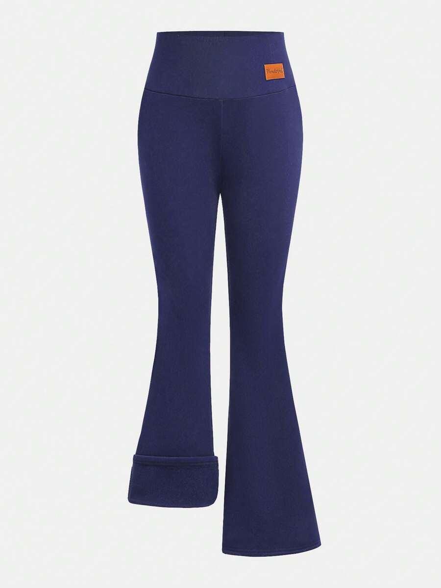 ocieplane legginsy dzwony 2 pack