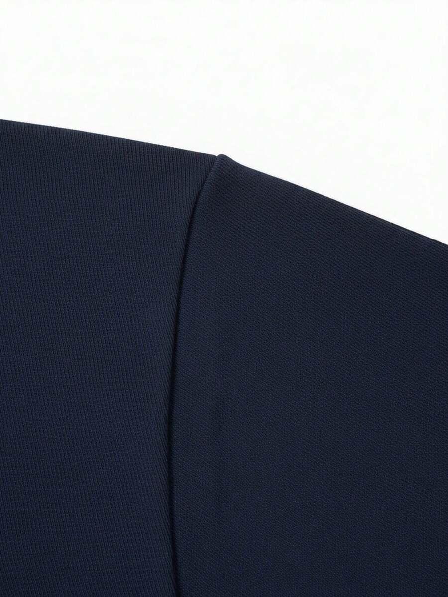 granatowy t-shirt basic