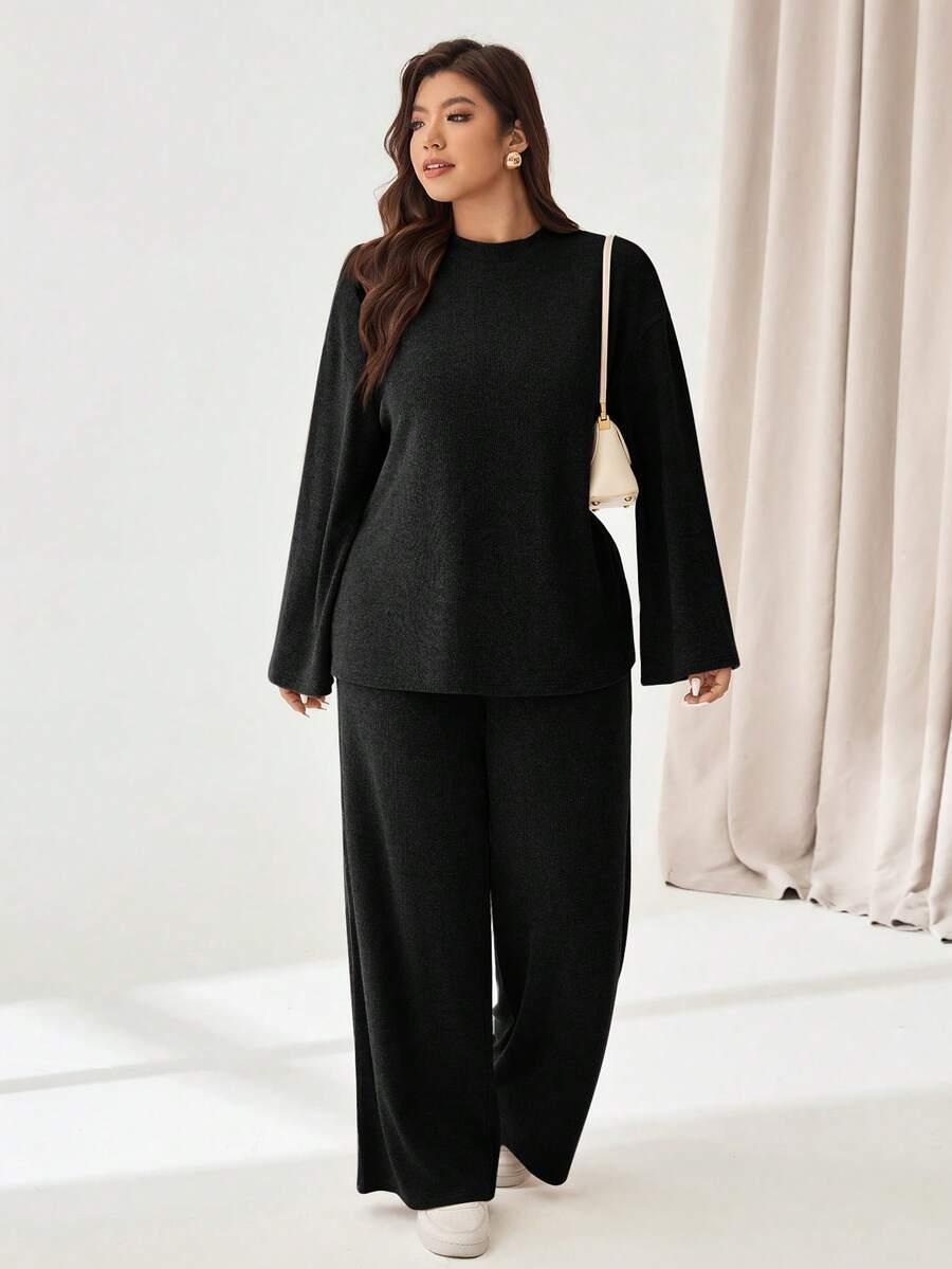 sweter spodnie komplet