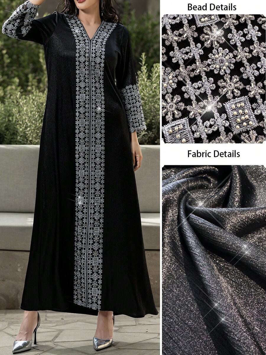 CZARNA MAXI SUKIENKA
