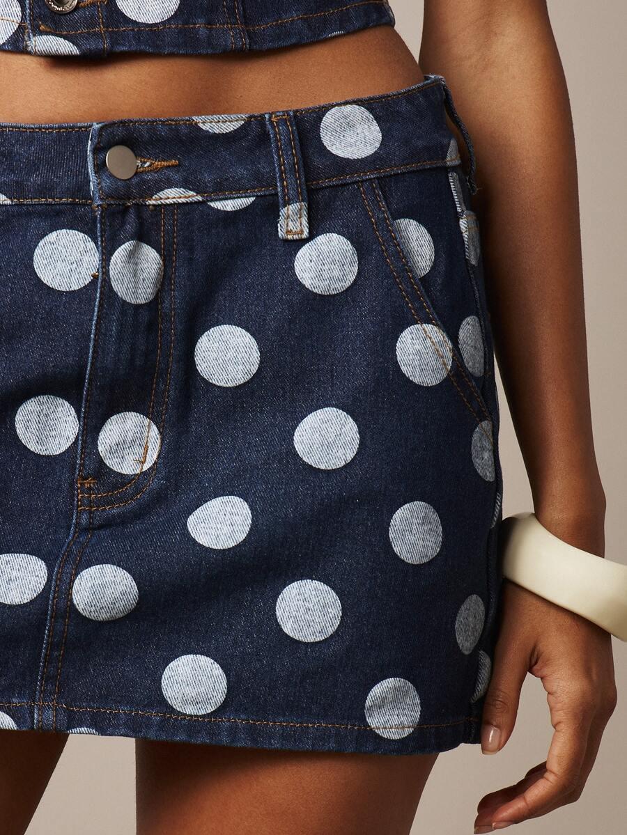 MINI SPÓDNICA JEANS