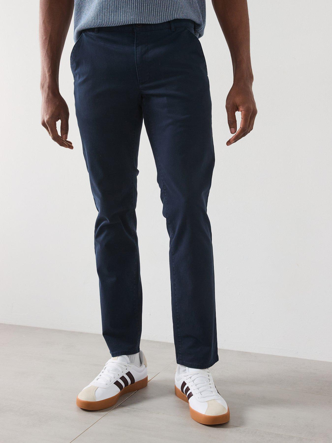 FARAH SPODNIE SLIM FIT TWILL CHINOS