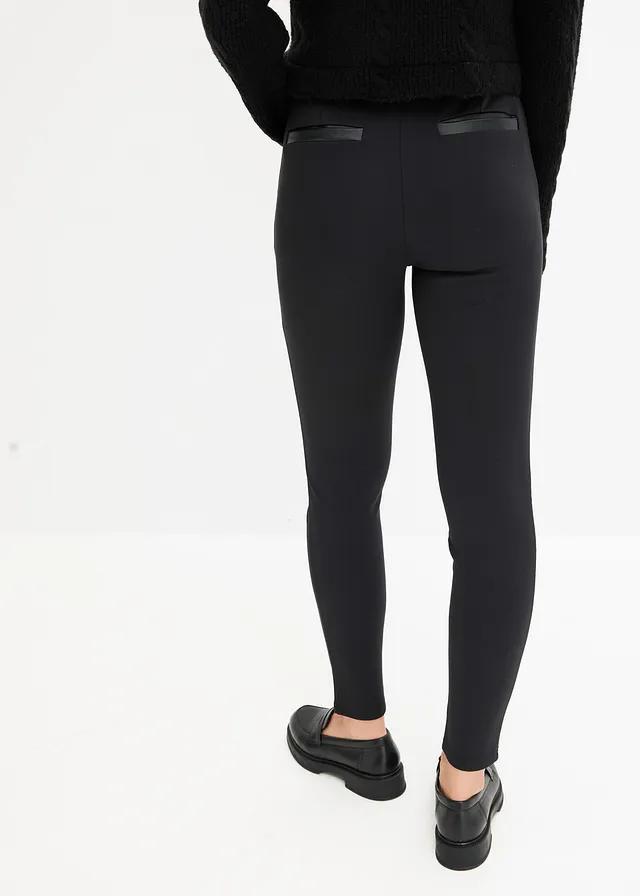 LEGGINSY ZE SZTUCZNEJ SKÓRY