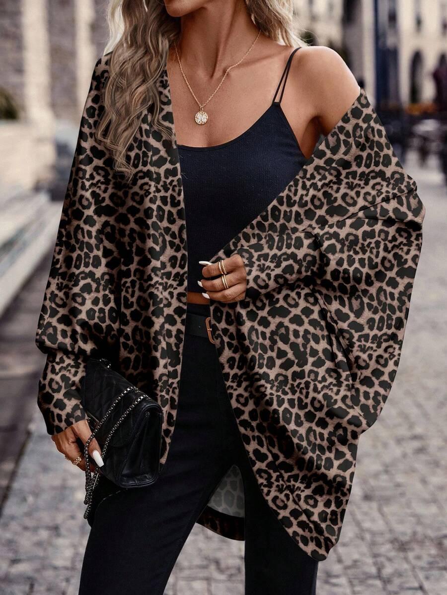 NARZUTA DŁUGI RĘKAW ANIMAL PRINT