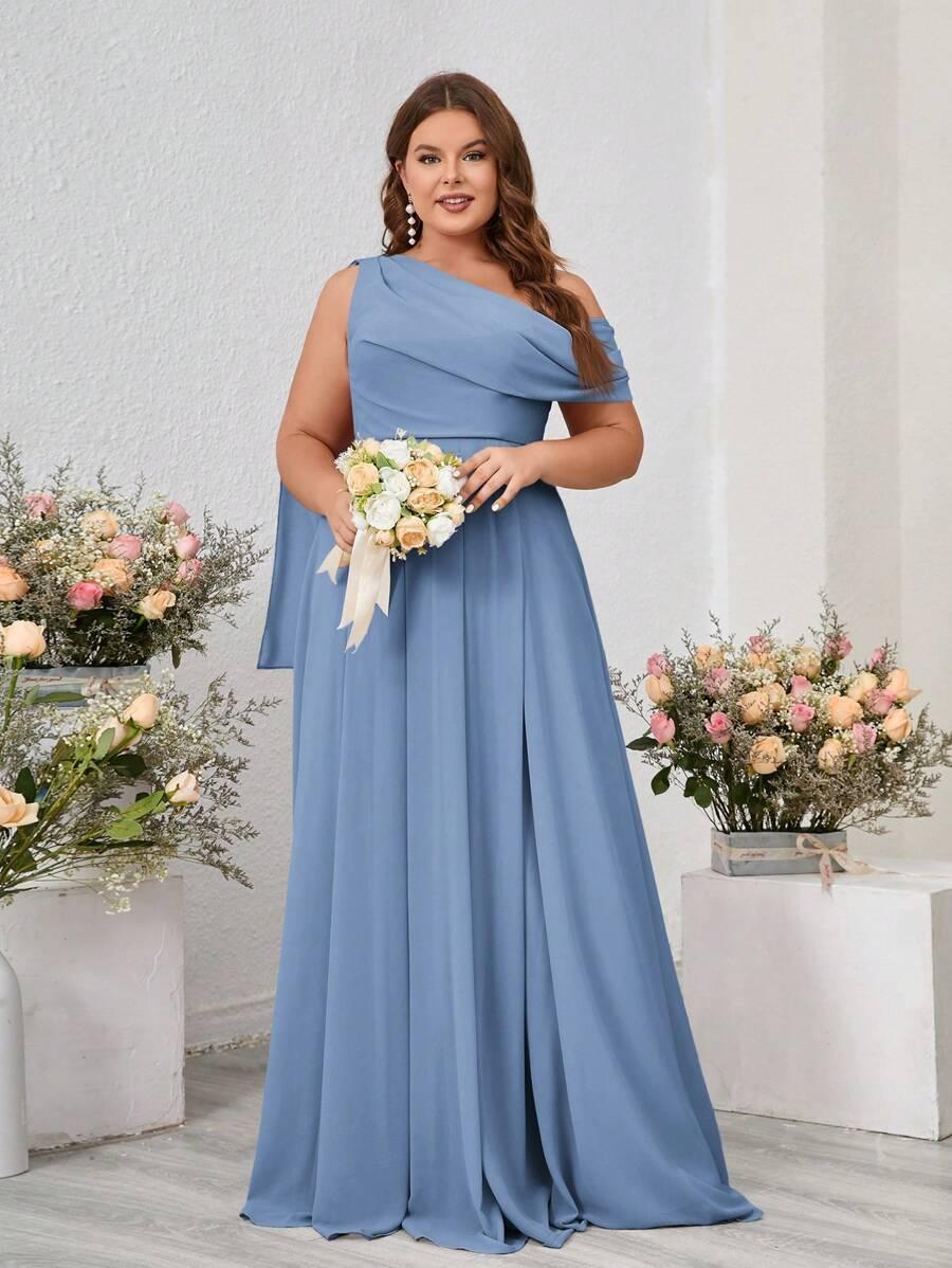 NIEBIESKA MAXI SUKIENKA