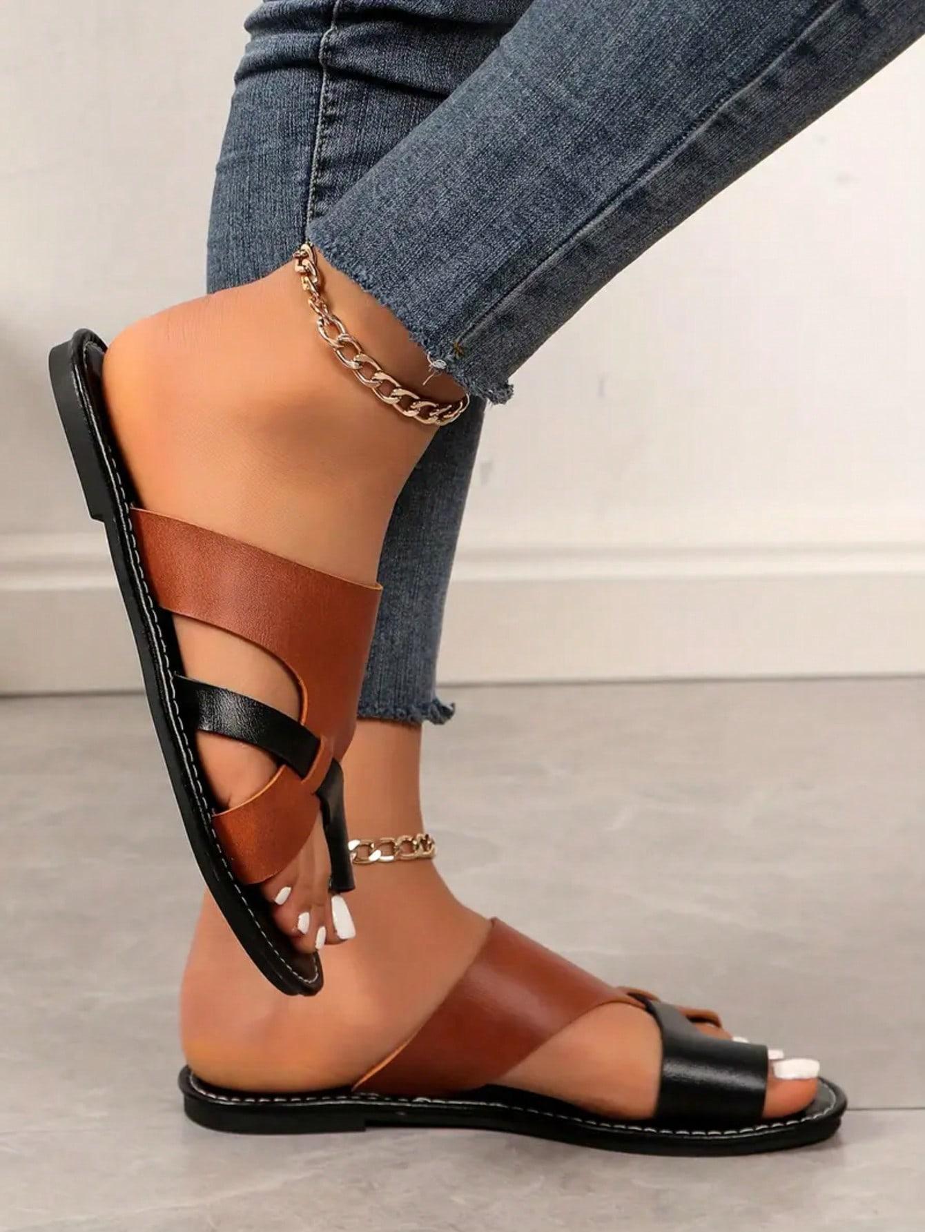 wsuwane klapki casual