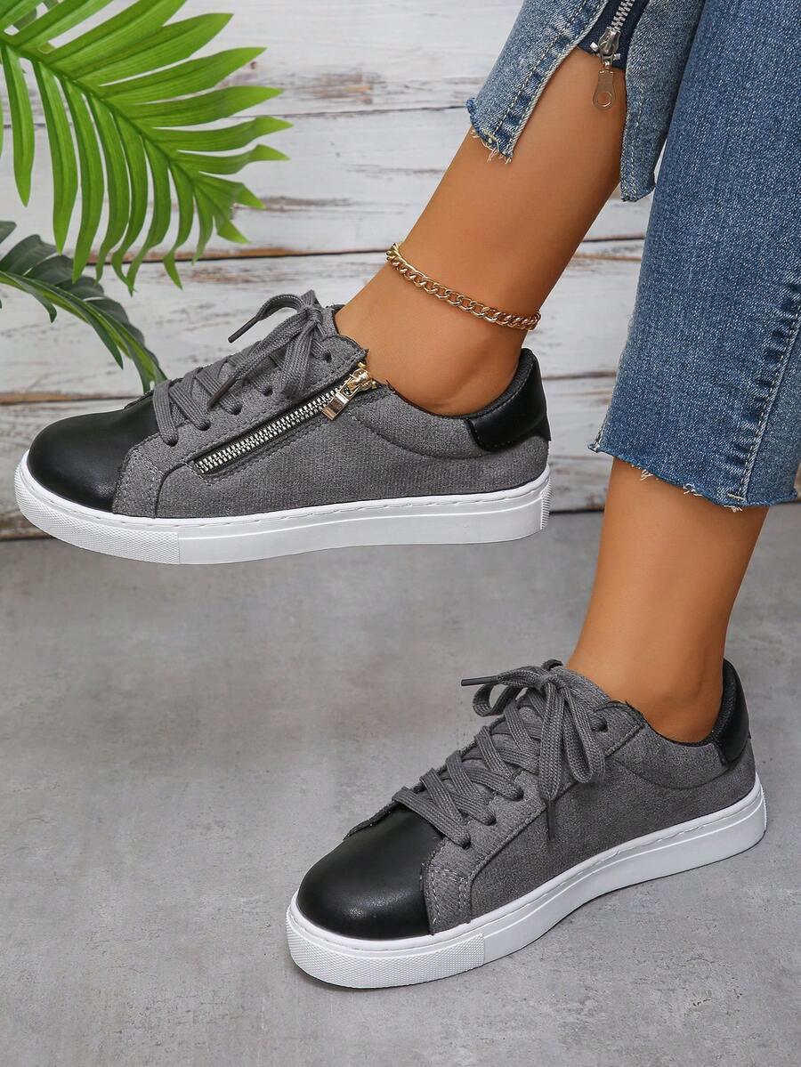 SZARE TRAMPKI casual
