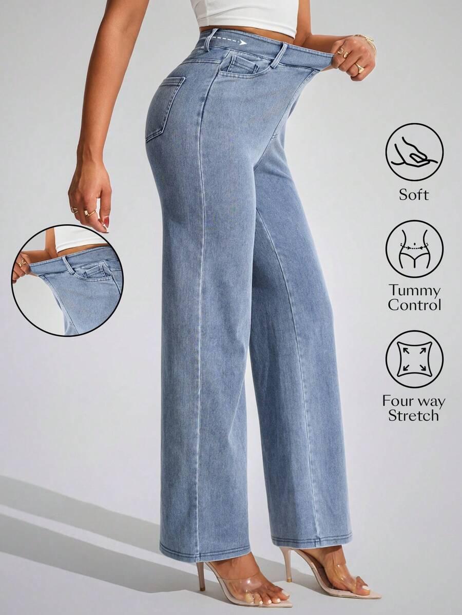 NIEBIESKIE SPODNIE JEANS