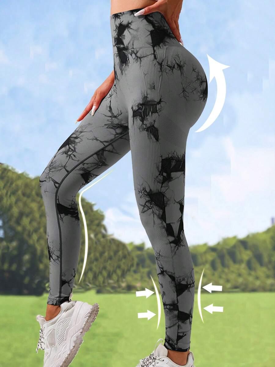 szare legginsy sportowe
