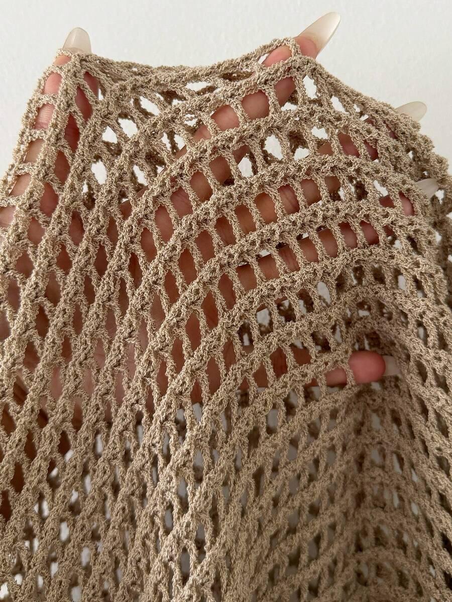 beżowy sweter cekiny 