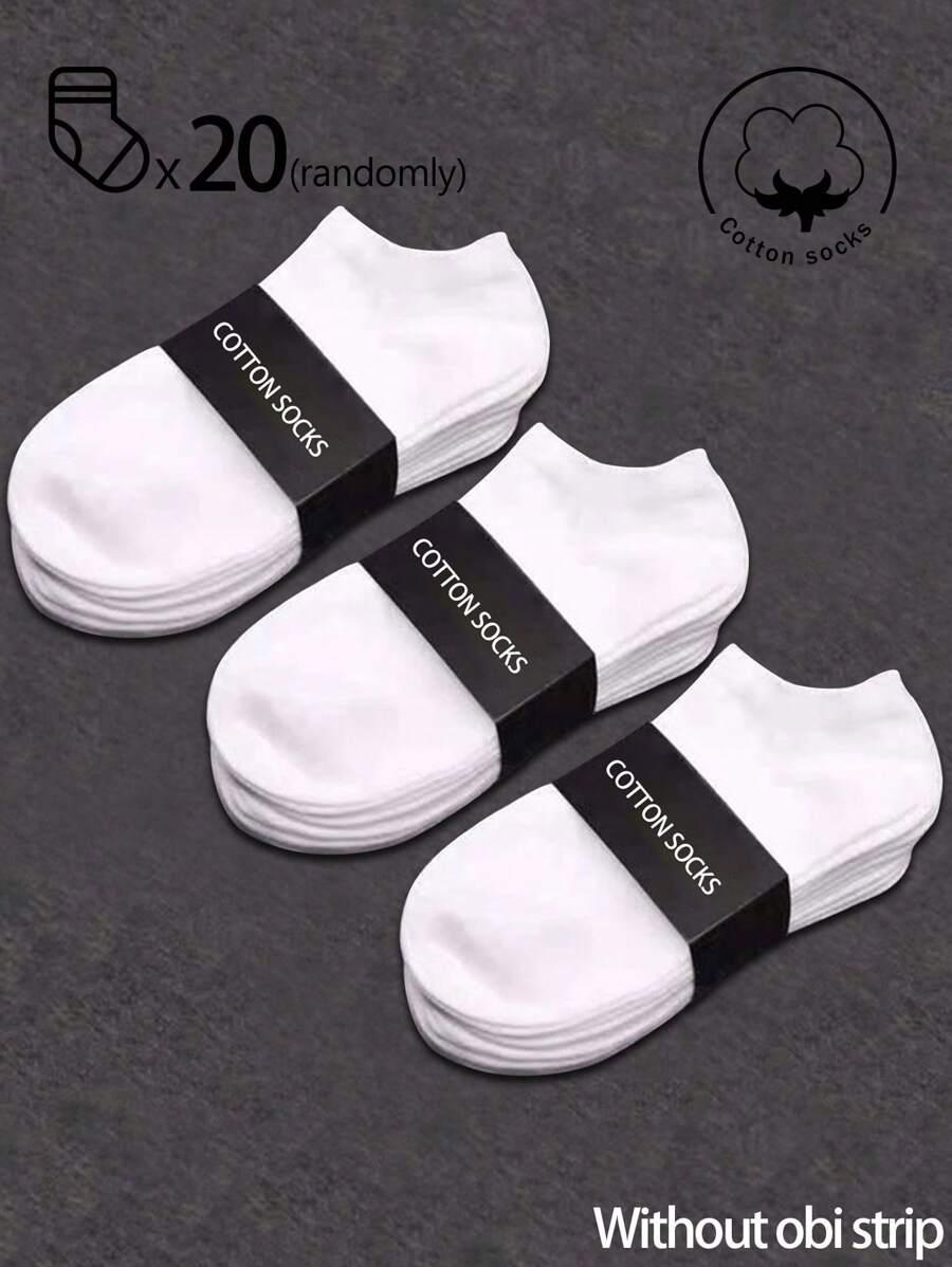 białe skarpety 10-pack