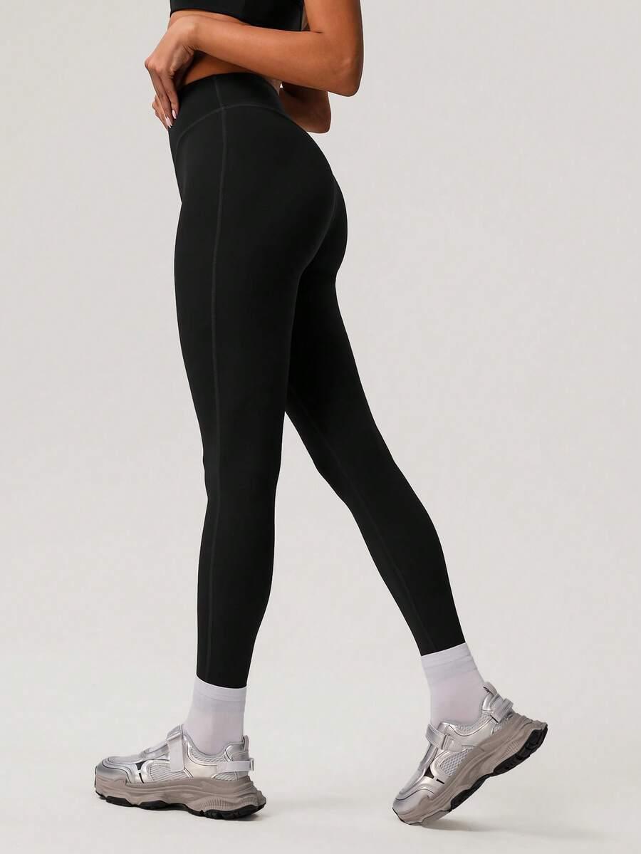 CZARNE LEGGINSY WYSOKI STAN 
