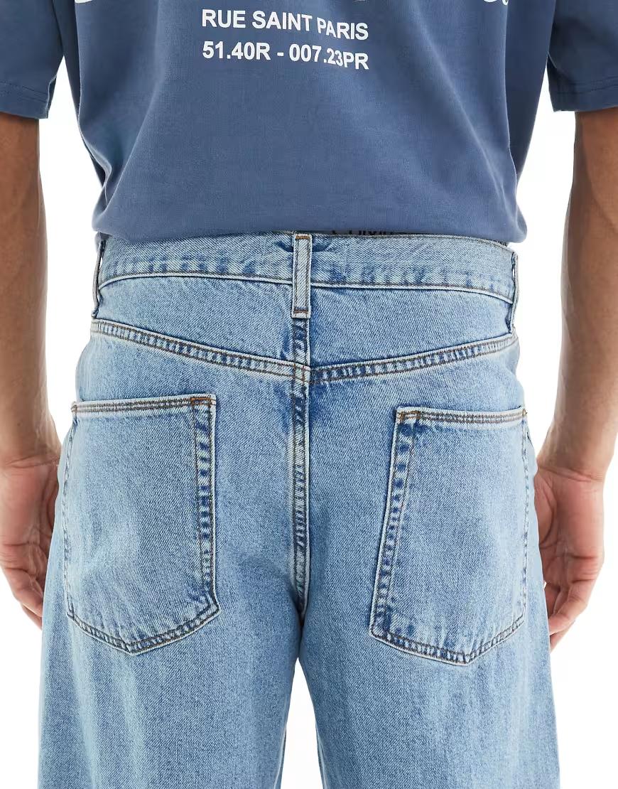 NIEBIESKIE SPODNIE JEANS