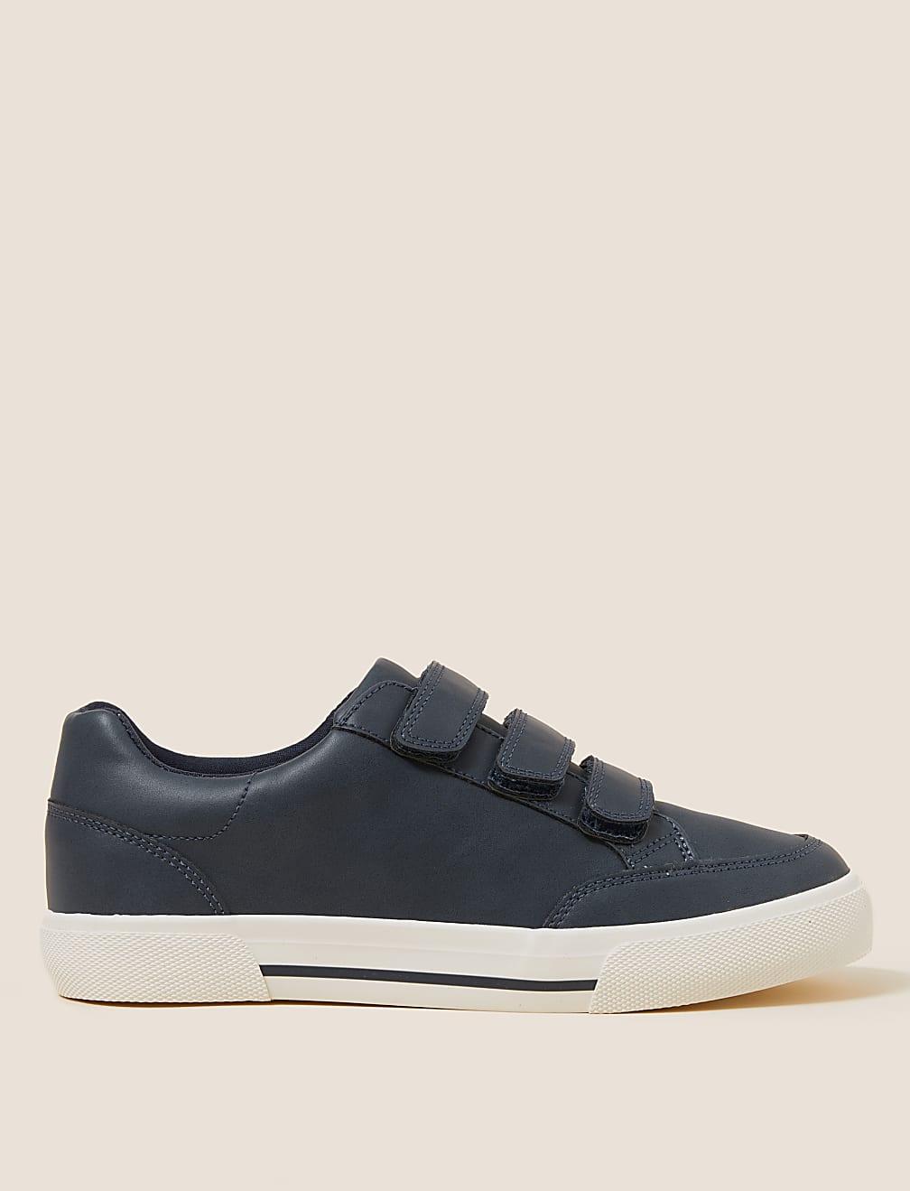 GRANATOWE BUTY RZEPY T72-2774L-F0