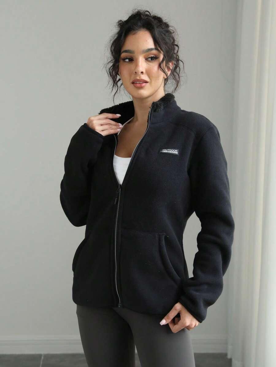 CZARNA BLUZA KIESZENIE