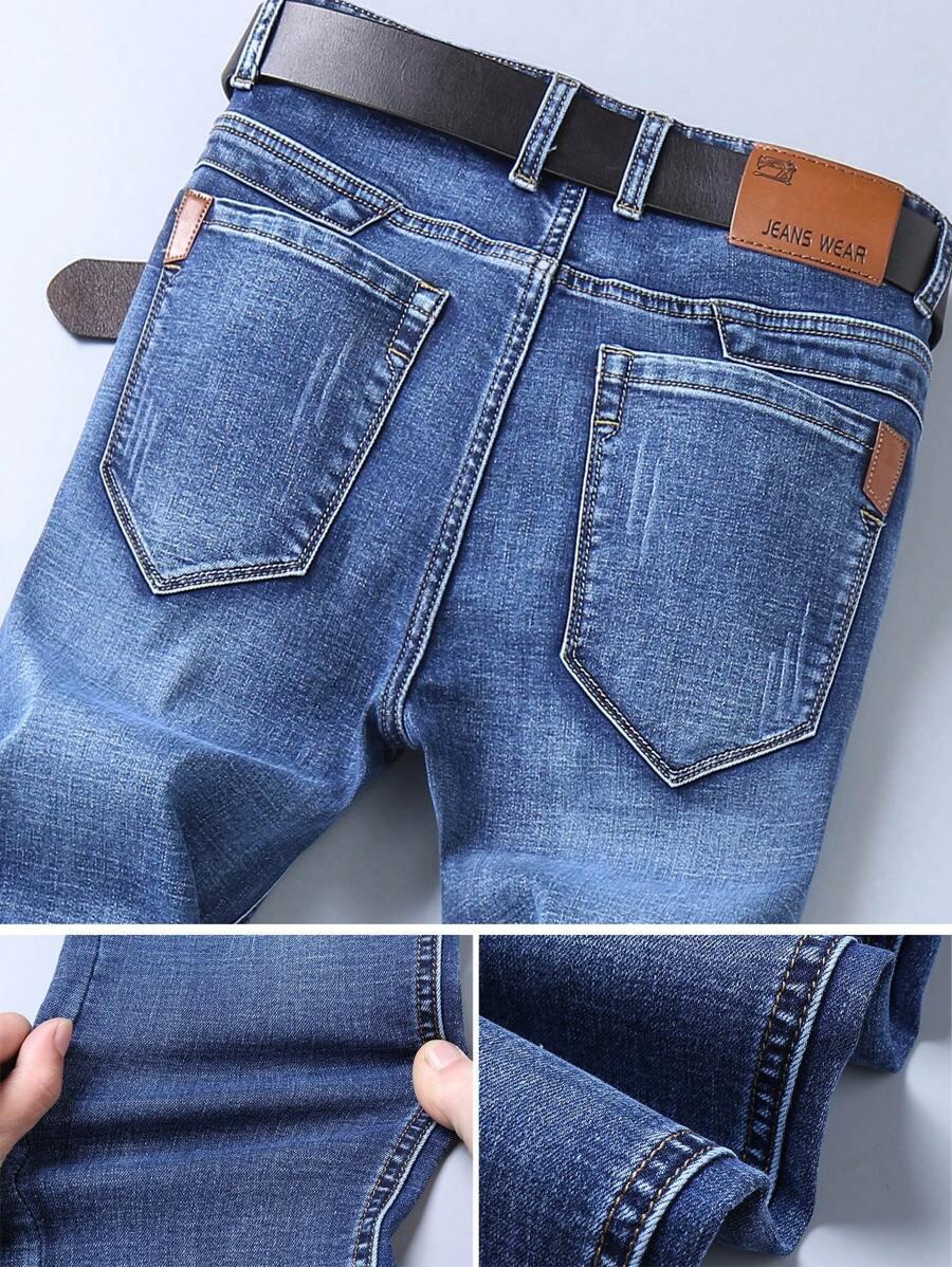 NIEBIESKIE SPODNIE JEANS