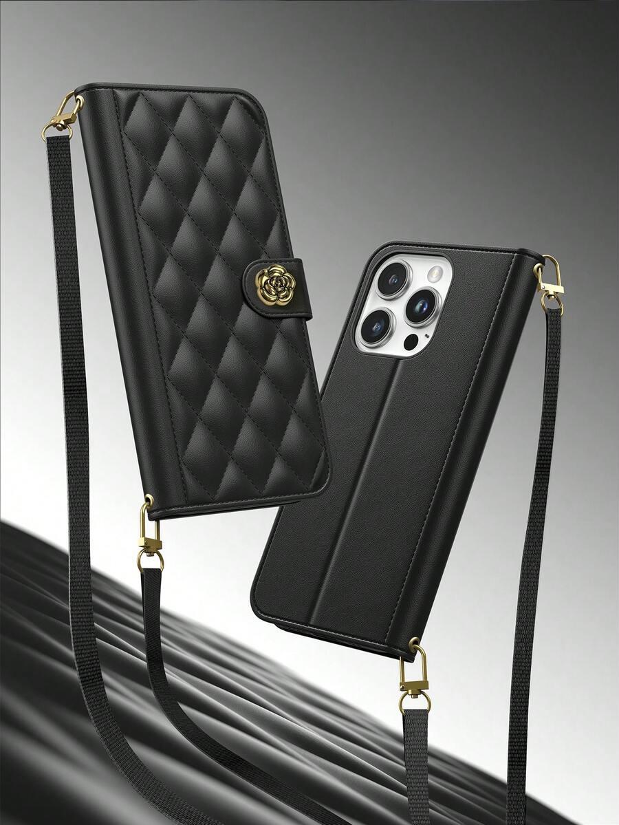czarne etui na telefon pasek galaxy A52/a52s 5g
