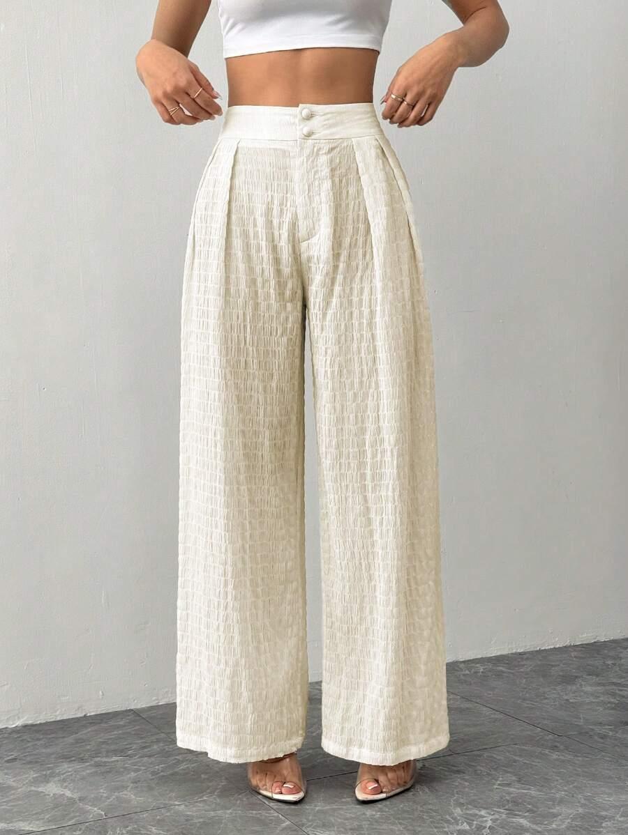 SPODNIE DAMSKIE CASUAL PALAZZO PETITE
