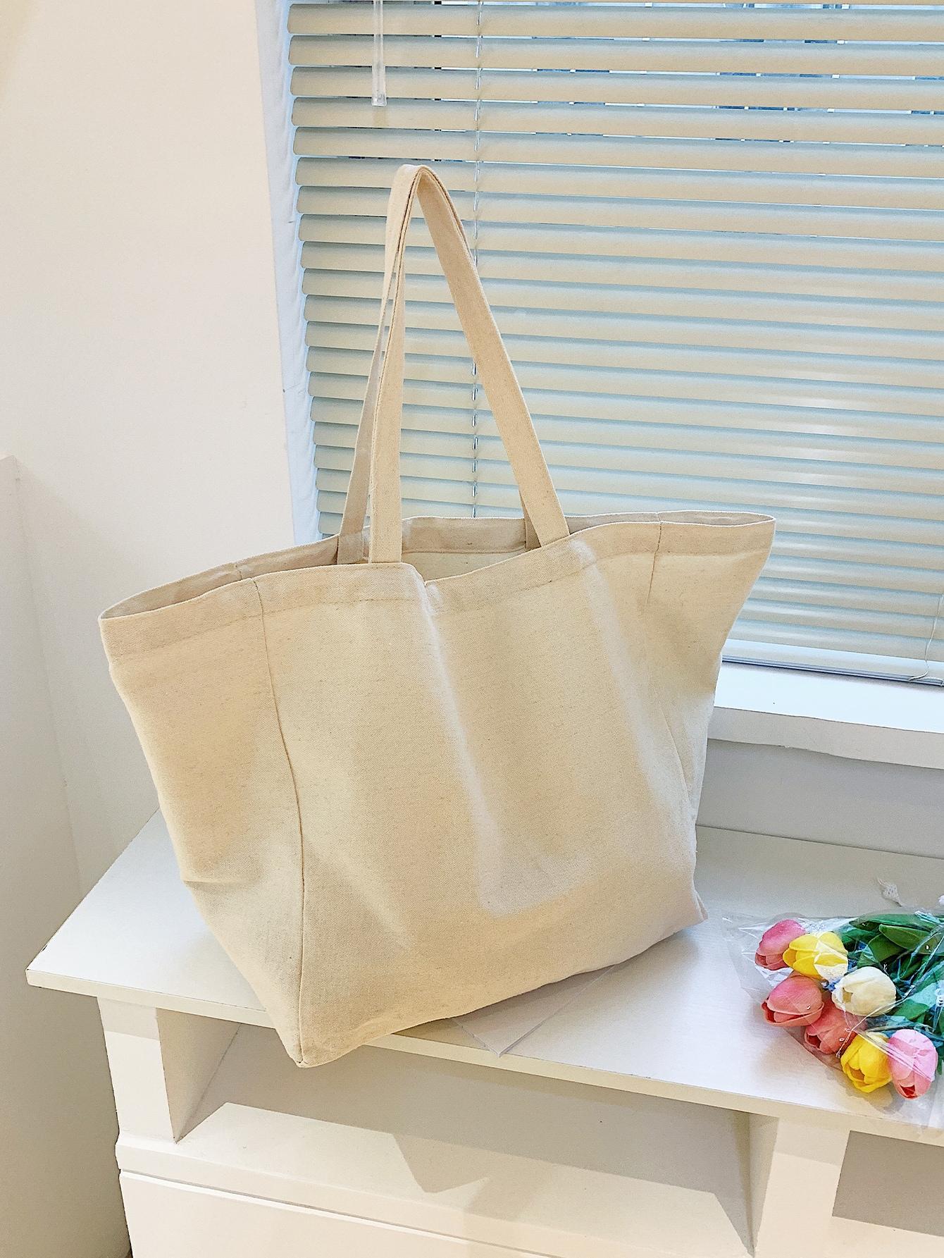 beżowa torba shopper