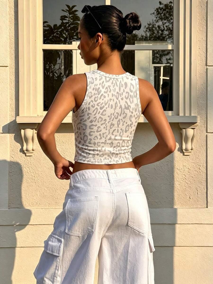 TOP ANIMAL PRINT