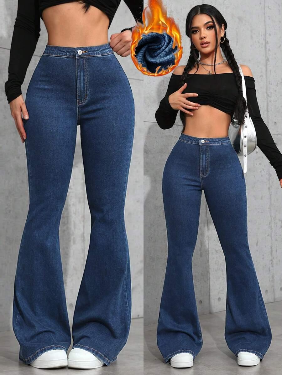 NIEBIESKIE SPODNIE JEANS