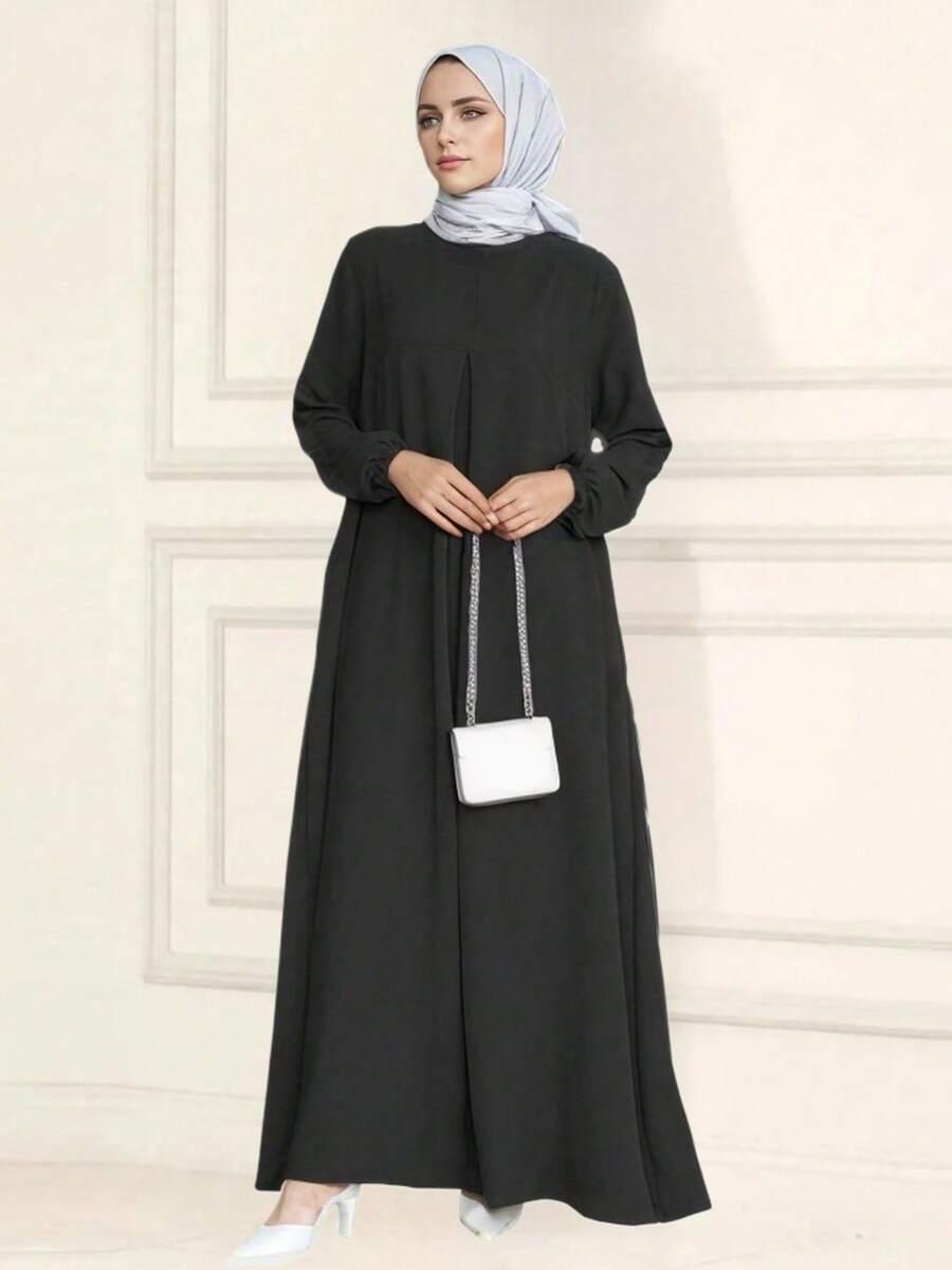 czarna maxi sukienka 