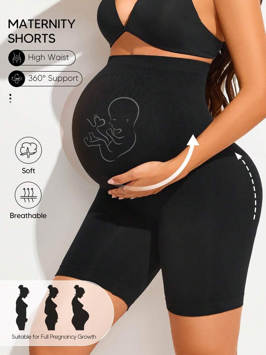 CZARNE CIĄŻOWE LEGGINSY