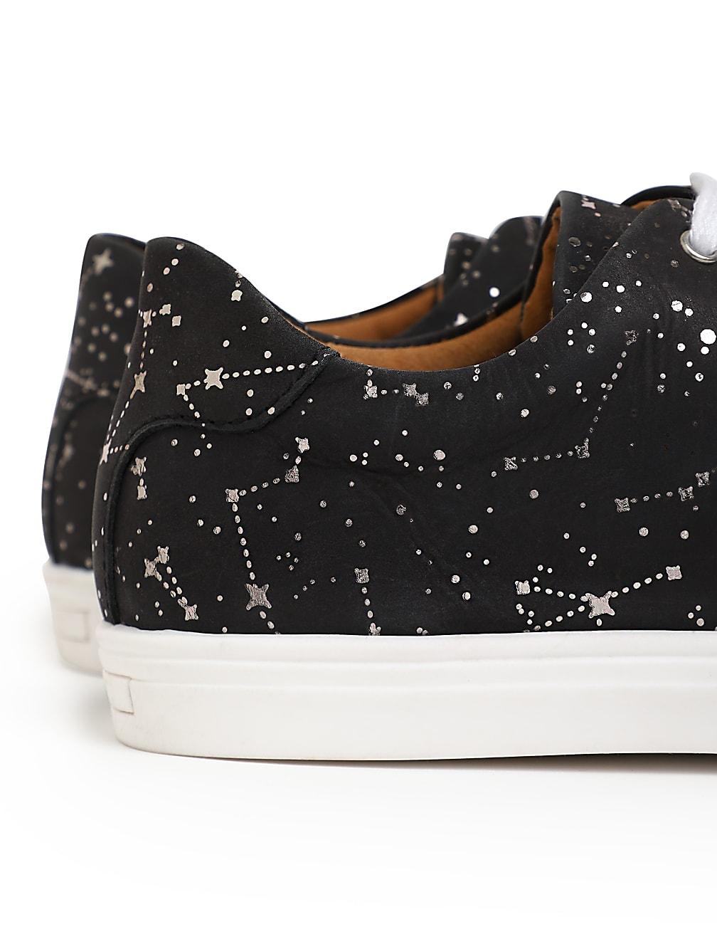 SKÓRZANE CZARNE BUTY PRINT T72-2208K-Y0