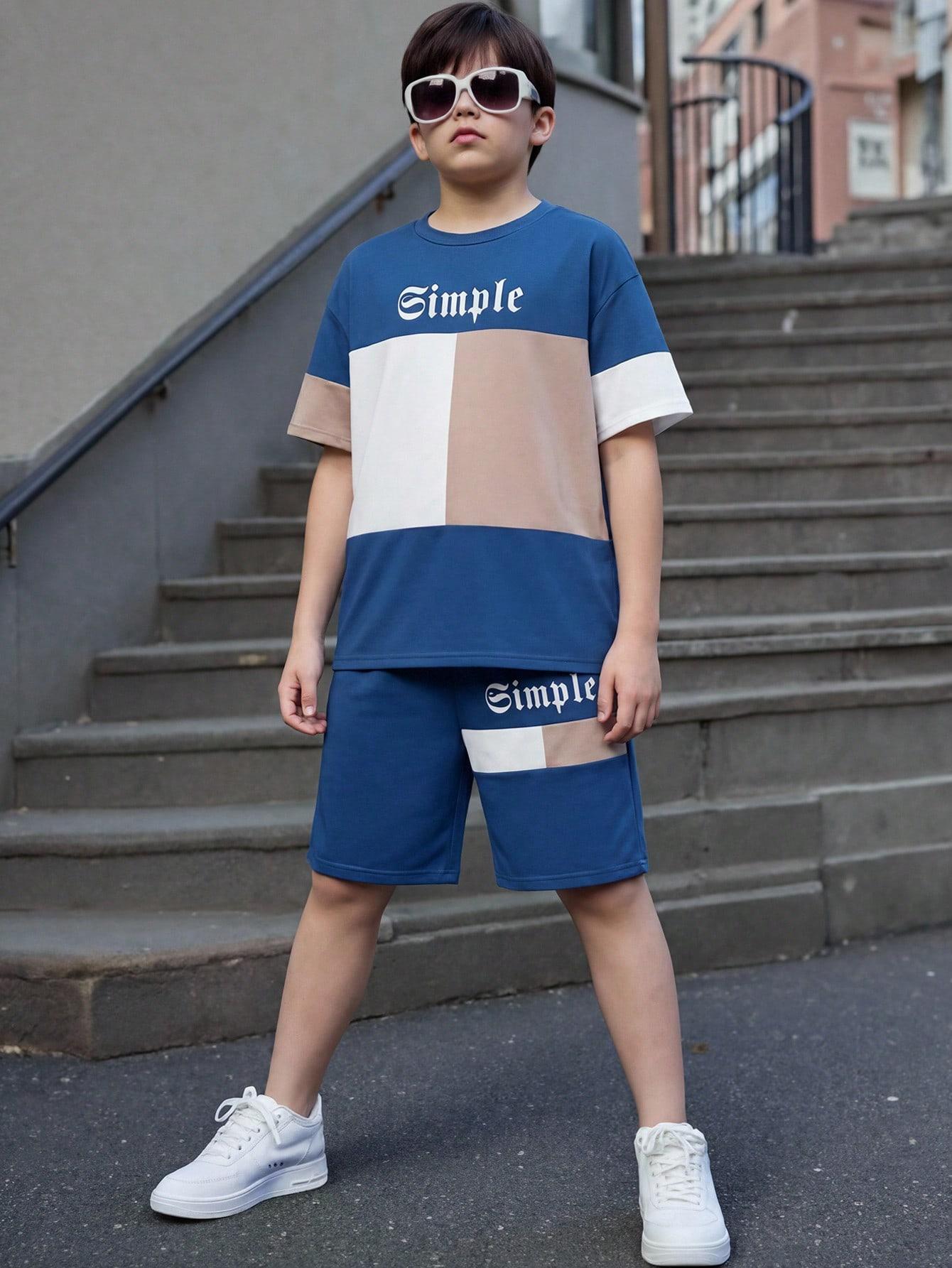 KOMPLET CHŁOPIĘCY T-SHIRT I SPODENKI