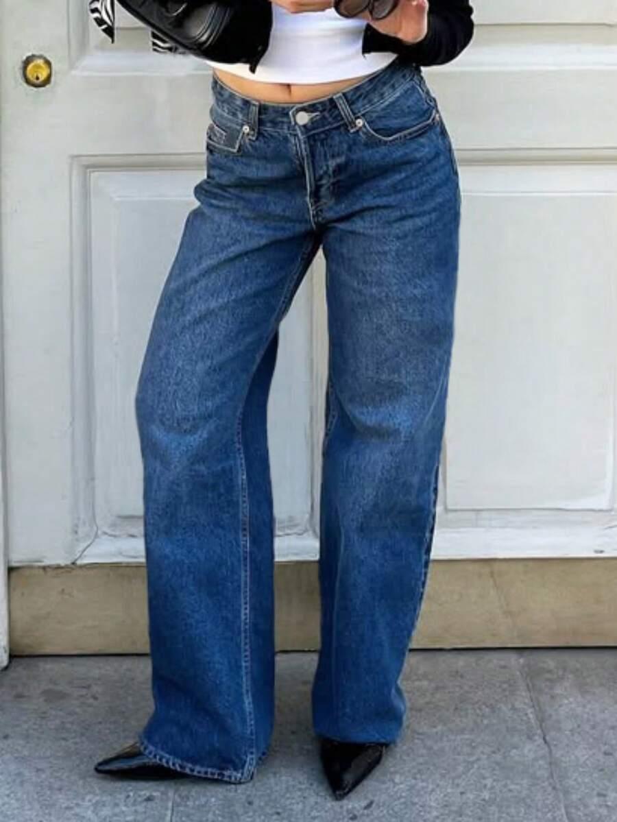 NIEBIESKIE SPODNIE JEANS