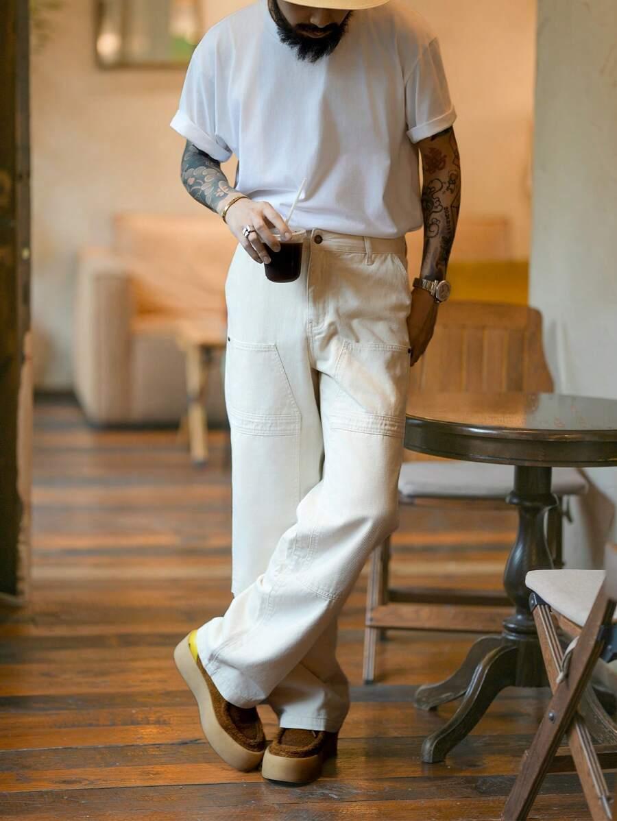 SPODNIE JEANS KIESZENIE